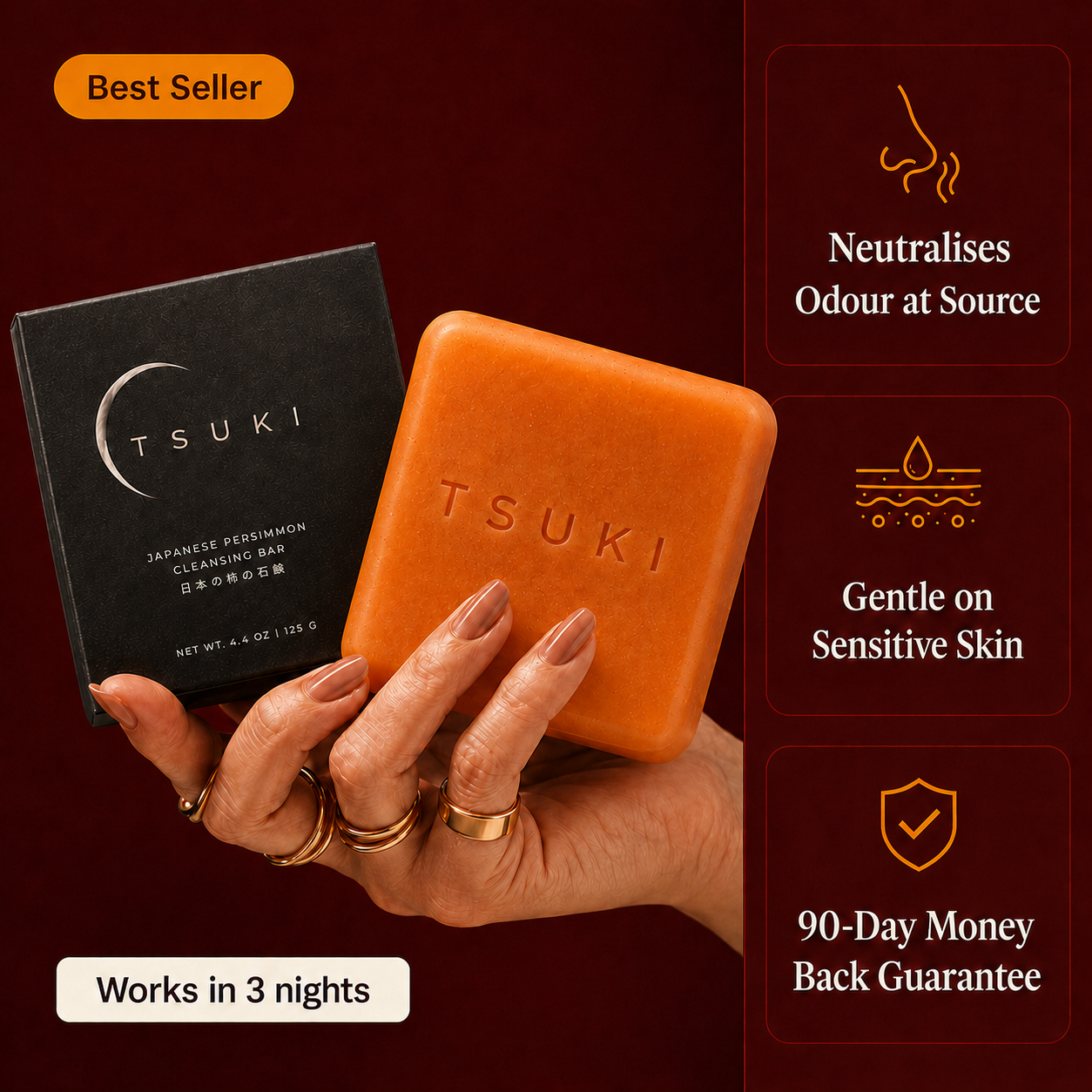 Tsūki Persimmon Soap