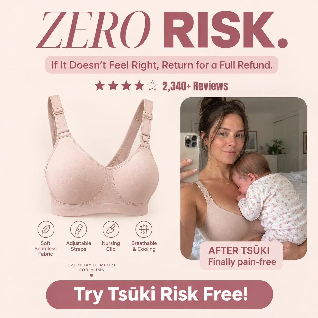 Tsūki's Maternity Bra